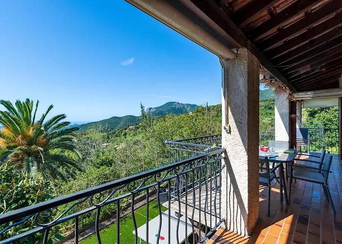 Alta Vista , Avec Piscine Privee Et Vue Exceptionnelle Pres D'ajaccio