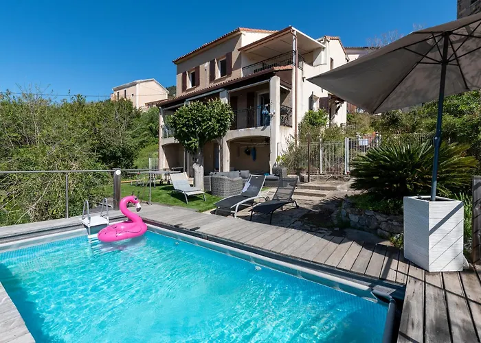 Alta Vista , Avec Piscine Privee Et Vue Exceptionnelle Pres D'ajaccio * Sarrola-Carcopino