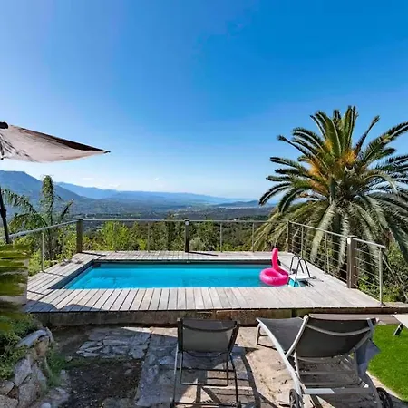 Alta Vista , Avec Piscine Privee Et Vue Exceptionnelle Pres D'ajaccio 別荘 *