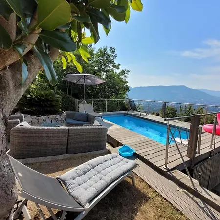 Alta Vista , Avec Piscine Privee Et Vue Exceptionnelle Pres D'ajaccio