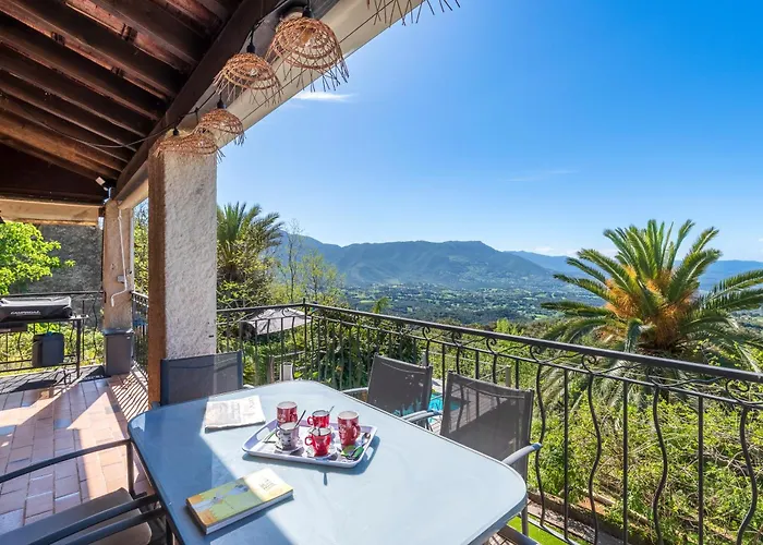 别墅 Alta Vista , Avec Piscine Privee Et Vue Exceptionnelle Pres D'ajaccio Sarrola-Carcopino