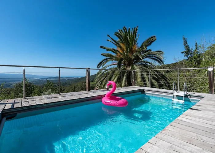 Villa Alta Vista , Avec Piscine Privee Et Vue Exceptionnelle Pres D'ajaccio *